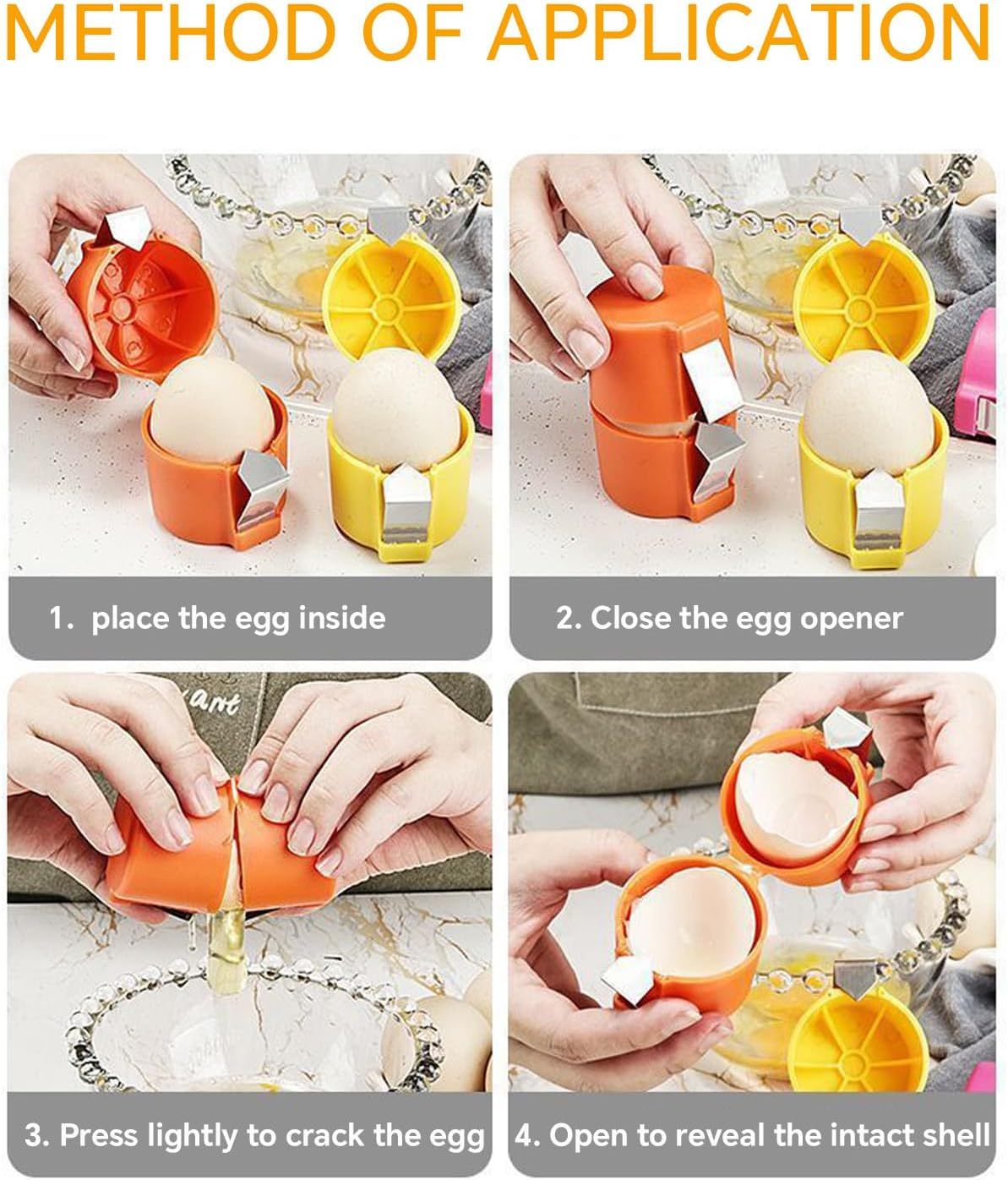 Egg Shell Opener & Peeler Tool