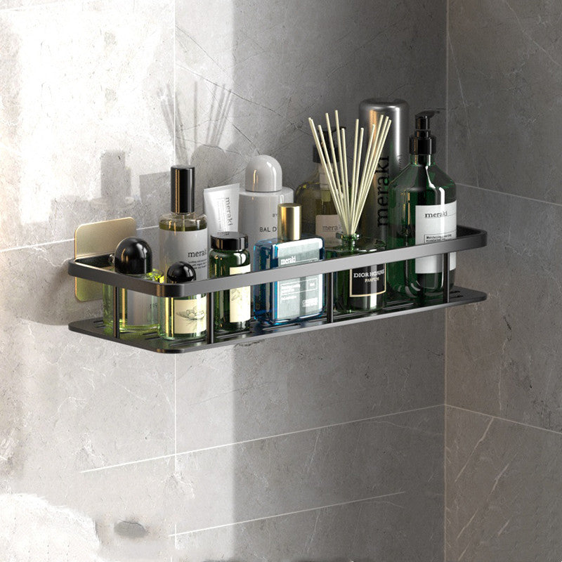 Wall-Mounted Bathroom Shelf - Perforation-Free Storage