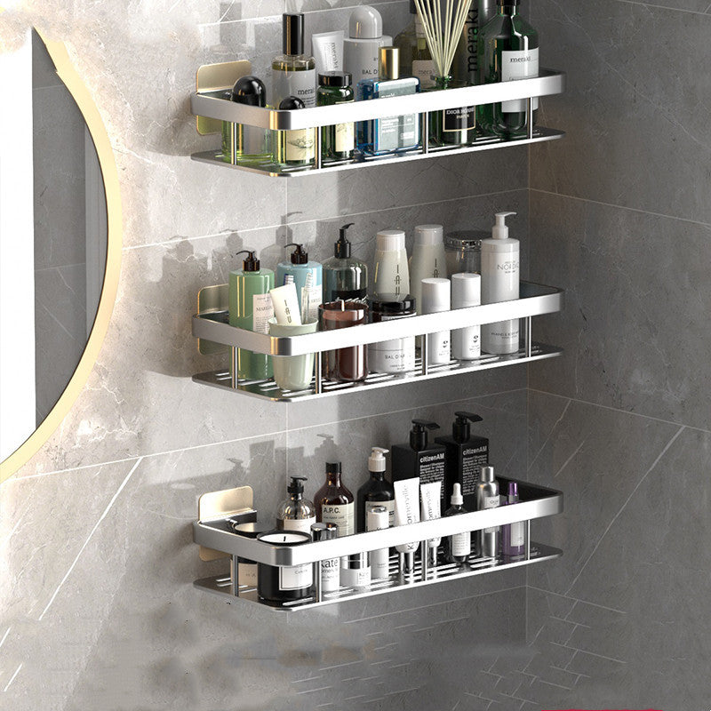 Wall-Mounted Bathroom Shelf - Perforation-Free Storage