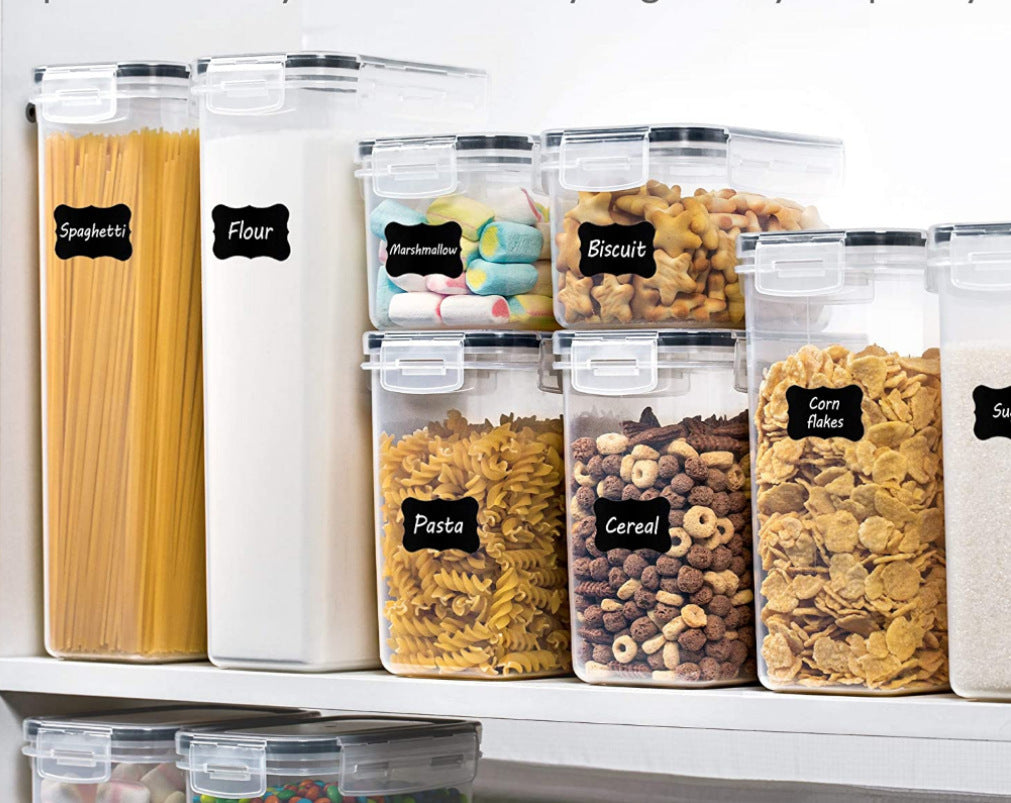 Sales Of Kitchen Household Sealed Jars, Grains, Fresh-keeping Boxes, High-permeability PP Sealed Jars, Fifteen-piece Sets