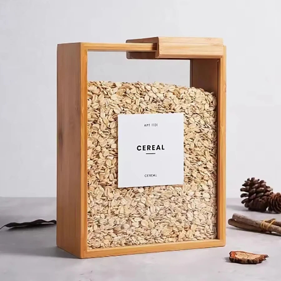 Bamboo Food Dispenser