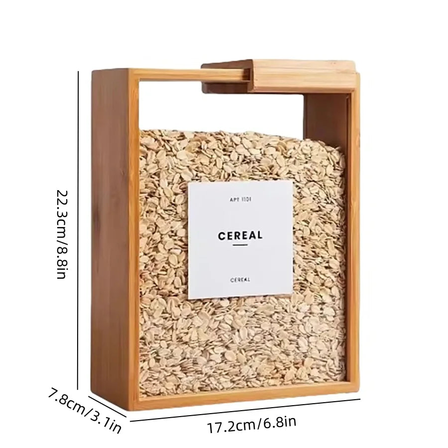 Bamboo Food Dispenser