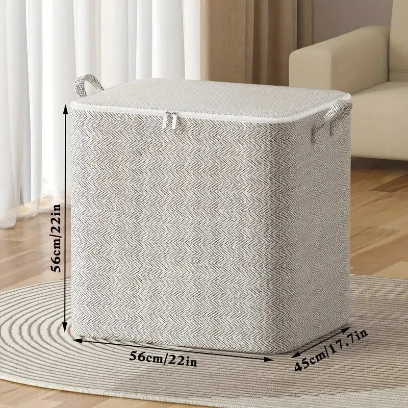 Large Capacity Storage Bag with Zipper