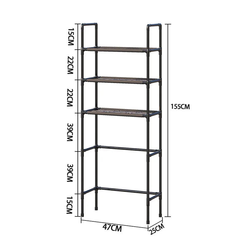 Over-the-Toilet Bathroom Storage Rack