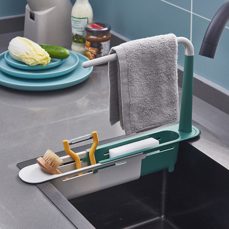 Telescopic Kitchen Over Sink Organizer