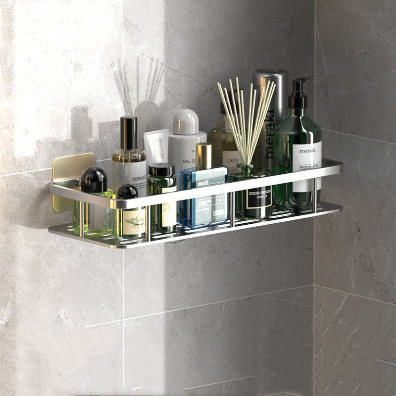 Wall-Mounted Bathroom Shelf - Perforation-Free Storage