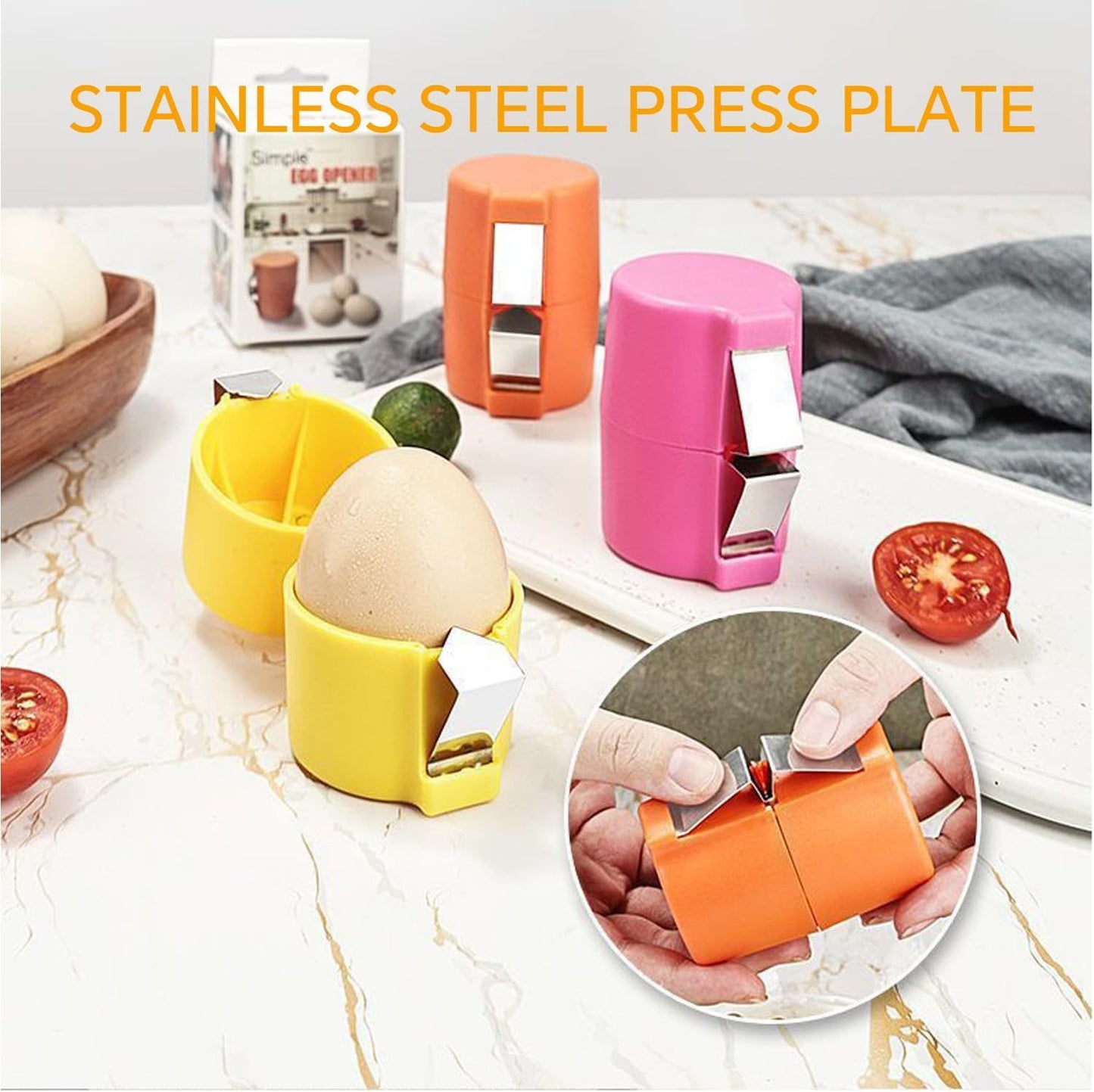 Egg Shell Opener & Peeler Tool
