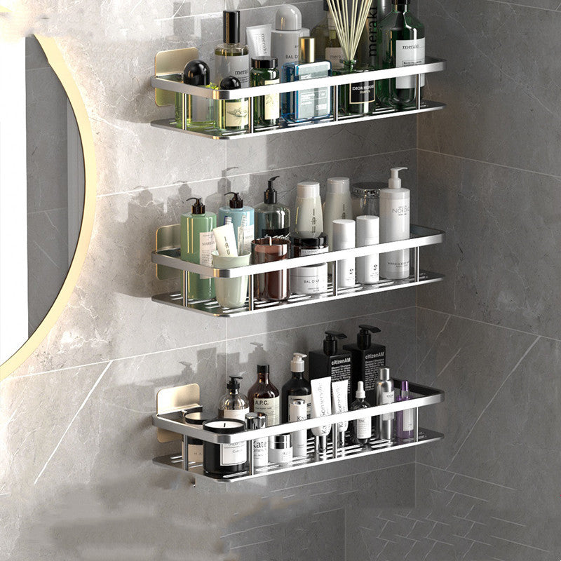 Wall-Mounted Bathroom Shelf - Perforation-Free Storage