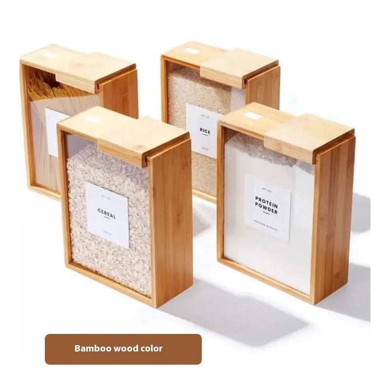 Bamboo Food Dispenser