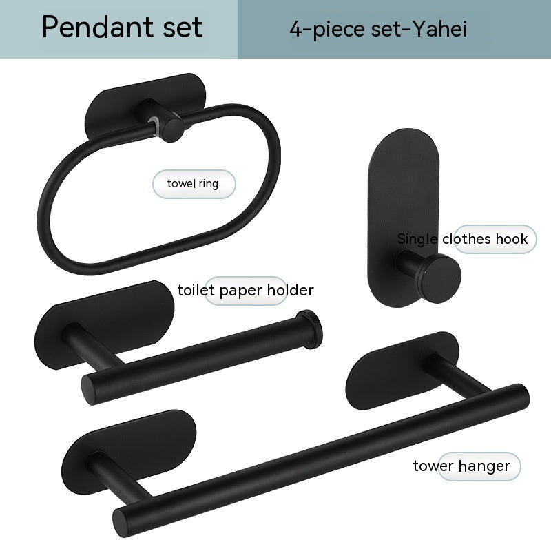 Single Bar Towel Rack – Bathroom Hook & Pendant