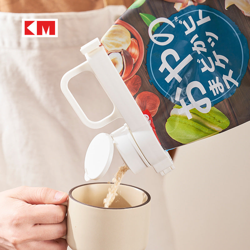 Food Bag Discharge Nozzle Sealing Clip Plastic Bag Sealing Clip Oat Seasoning Food Moisture-proof Clip