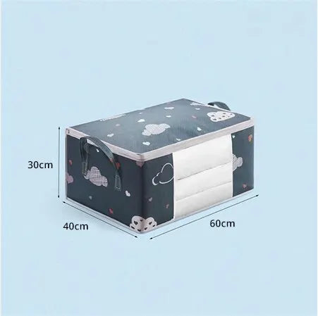 Foldable Clothes Storage Bag with Zipper – Medium & Large