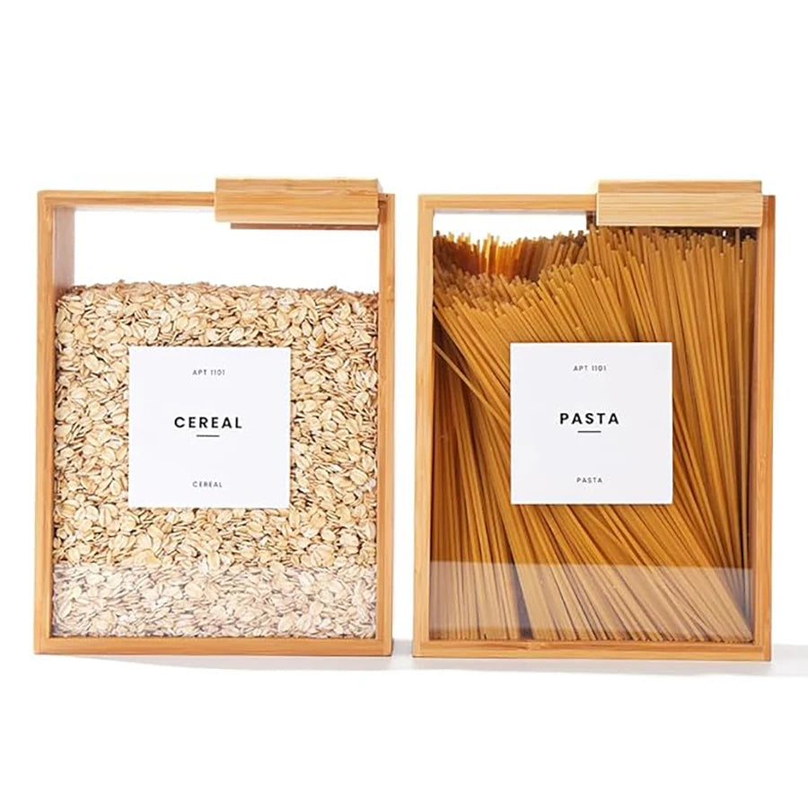 Bamboo Food Dispenser