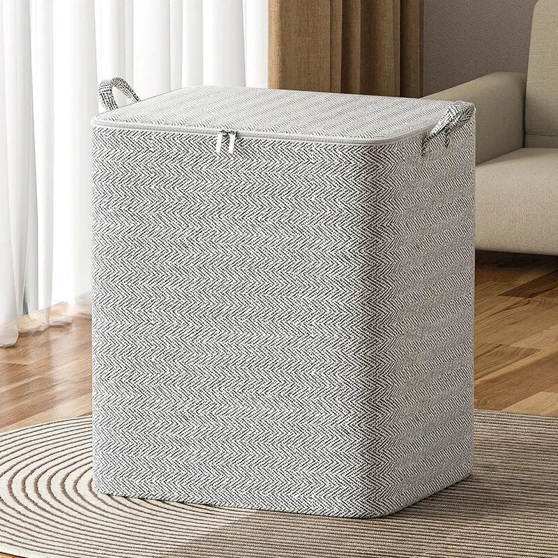 Large Capacity Storage Bag with Zipper
