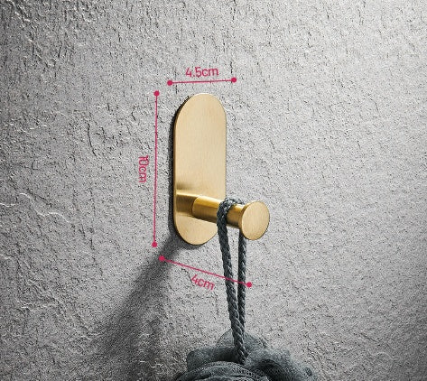Single Bar Towel Rack – Bathroom Hook & Pendant