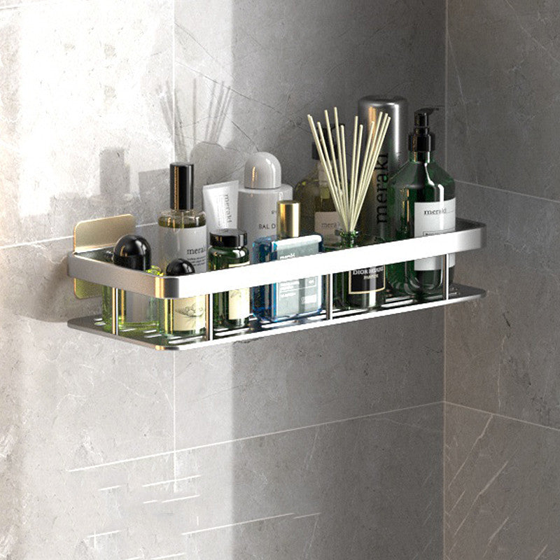 Wall-Mounted Bathroom Shelf - Perforation-Free Storage
