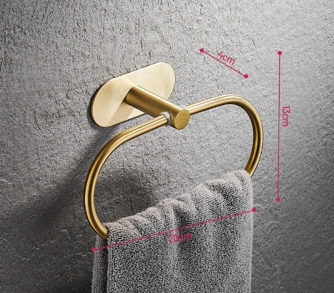 Single Bar Towel Rack – Bathroom Hook & Pendant